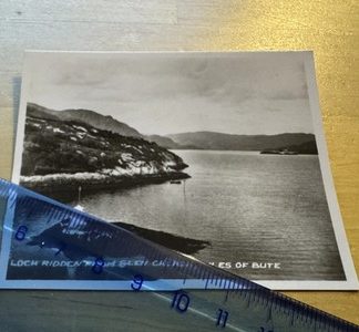 Photo - Loch Riddon from Glen Caladh Kyles of Bute - Early 20th Century Scotland
