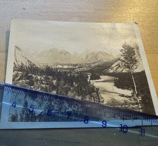 Photo - Bow Valley from CPR Hotel Banff - c1940s - Alberta Canada Scenic View