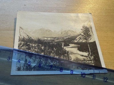 Photo - Bow Valley from CPR Hotel Banff - c1940s - Alberta Canada Scenic View