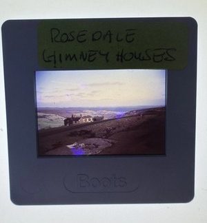 Slide - Rosedale Chimney Houses - c1980s - Yorkshire England UK GB History View